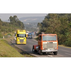 Cerca de 4 mil veículos participaram da procissão de São Cristóvão em Campo Largo